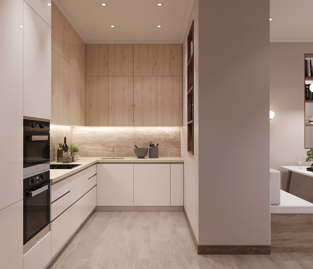 Фото из портфолио ЖК «Резиденция композиторов» 83 кв.м. – фотографии дизайна интерьеров на INMYROOM