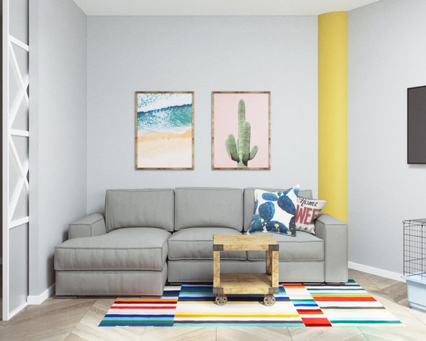 Фото из портфолио Квартира в ЖК "Миллион Алых Роз" – фотографии дизайна интерьеров на INMYROOM