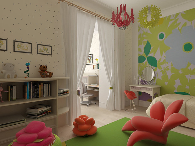 Фото из портфолио детская девочки – фотографии дизайна интерьеров на INMYROOM