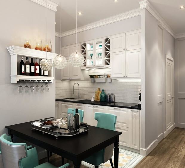 Фото из портфолио Изумрудная – фотографии дизайна интерьеров на INMYROOM