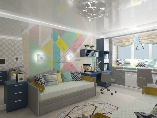 Фото из портфолио Квартира 90 метров – фотографии дизайна интерьеров на INMYROOM