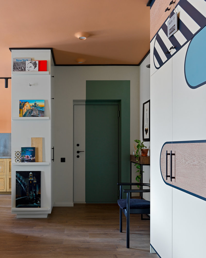 Фотография: Прихожая в стиле Современный, Эклектика, Квартира, Проект недели, Санкт-Петербург, Макс Жуков, Виктор Штефан, ToTaste Studio, 3 комнаты, 60-90 метров – фото на INMYROOM