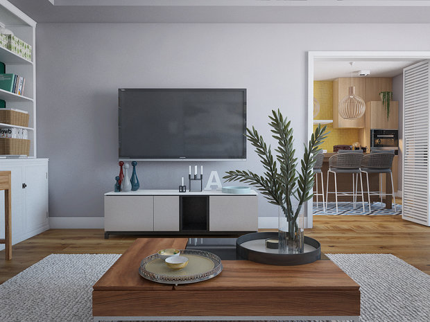 Фото из портфолио Проект квартира в доме серии C-220 – фотографии дизайна интерьеров на INMYROOM