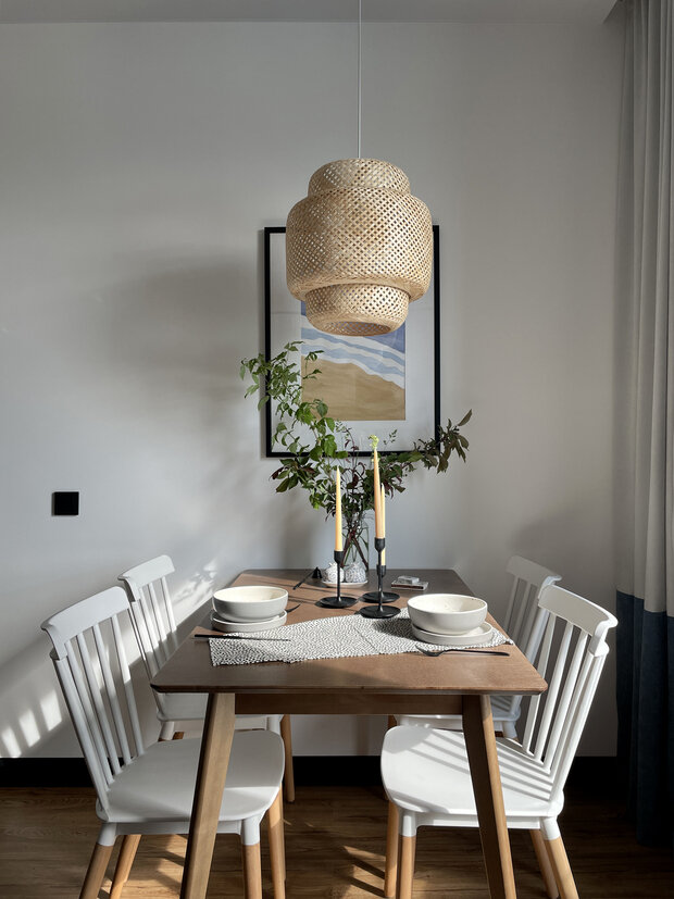 Фотография: Кухня и столовая в стиле Скандинавский, Современный, Минимализм, Эко, Малогабаритная квартира, Квартира, Проект недели, Москва, Монолитный дом, 1 комната, до 40 метров, Иван Чернечков – фото на INMYROOM