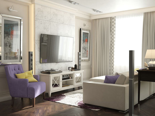 Фото из портфолио Квартира, 105 м2 – фотографии дизайна интерьеров на INMYROOM