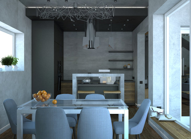 Фото из портфолио Дом в стиле минимализм – фотографии дизайна интерьеров на INMYROOM