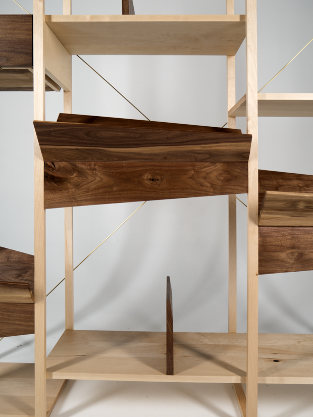 Фото из портфолио Стеллаж Planed Planes от Fly Massive Millworks – фотографии дизайна интерьеров на INMYROOM
