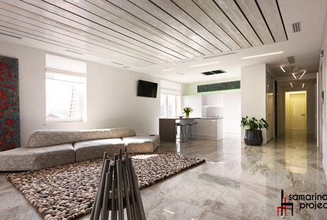 Дизайн трехкомнатной квартиры "Лофт с характером" 