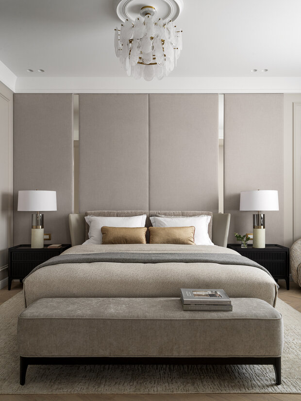 Фотография: Спальня в стиле Современный, Квартира, Проект дня, Москва, 2 комнаты, 60-90 метров, Эксклюзивные проекты, минимализм с элементами современного дизайна, эклектика: парижский шик, Кирилл Шабанов – фото на INMYROOM