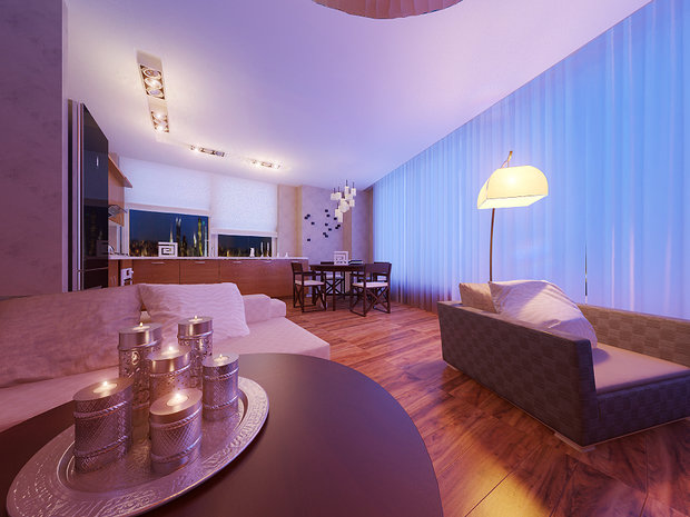 Фото из портфолио современная квартира в стиле FENDI – фотографии дизайна интерьеров на INMYROOM