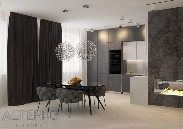 Фото из портфолио Квартира 167 кв.м. в стиле минимализм, ул. Кавалерийская, 7 – фотографии дизайна интерьеров на INMYROOM
