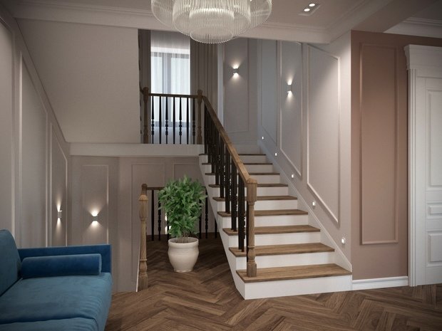 Фото из портфолио Интерьер дома в неоклассическом стиле – фотографии дизайна интерьеров на INMYROOM