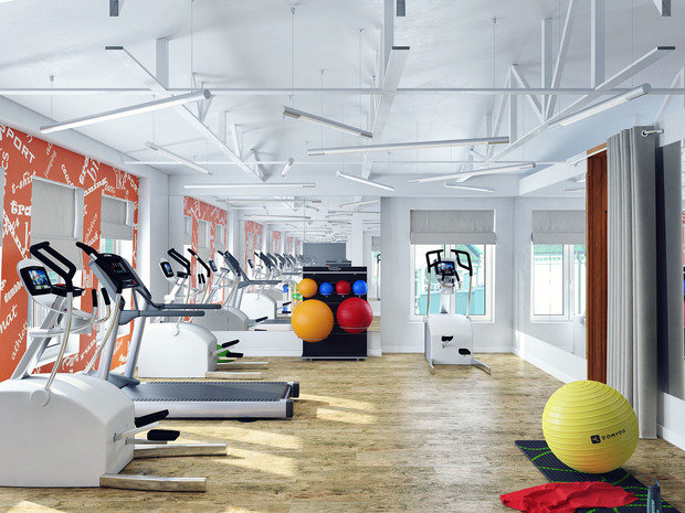 Фото из портфолио Спортивный зал. – фотографии дизайна интерьеров на INMYROOM