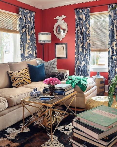 Фотография: Гостиная в стиле Эклектика, Декор интерьера, Декор дома, Плетеная мебель – фото на INMYROOM
