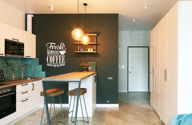 Фото из портфолио Квартира-студия ЖК "Фили Град" – фотографии дизайна интерьеров на INMYROOM