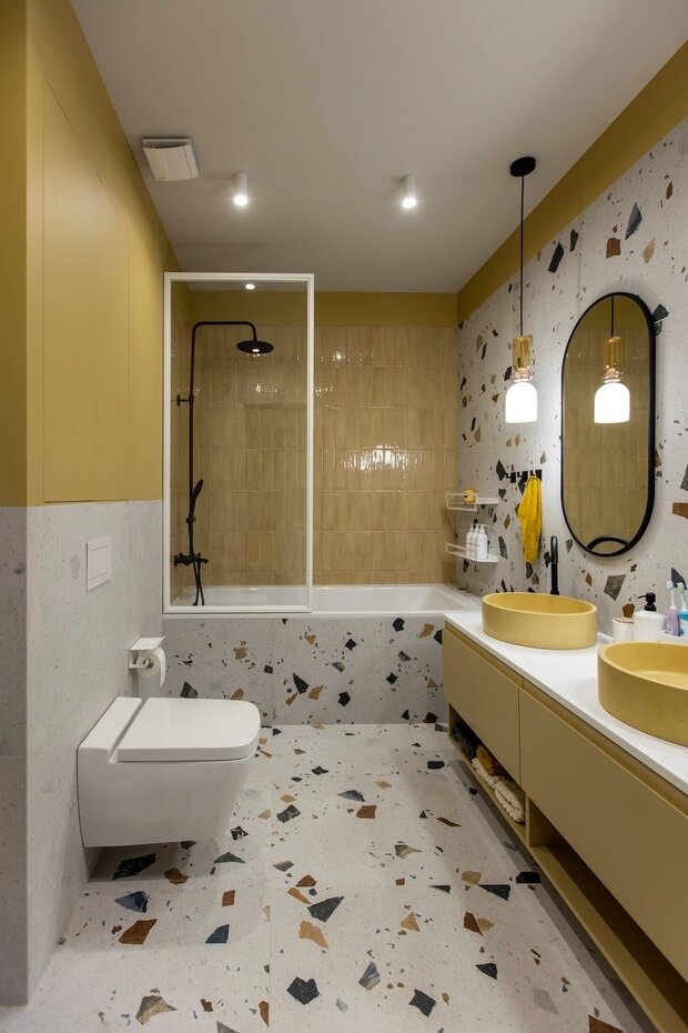 Фотография: Ванная в стиле Современный, Дом, Проект недели, Эко, Дом и дача, Подольск, 4 и больше, Более 90 метров, Мария Колесникова – фото на INMYROOM