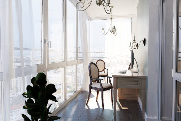 Фотография: Балкон, Терраса в стиле Классический, Квартира, Дома и квартиры, Проект недели – фото на INMYROOM