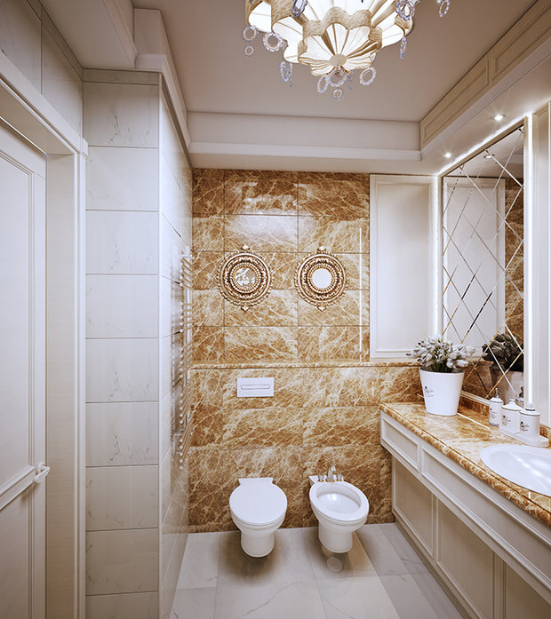 Фото из портфолио Квартира 120 кв.м на улице Бирюзова – фотографии дизайна интерьеров на INMYROOM