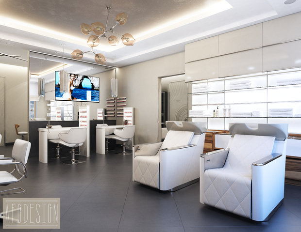 Фото из портфолио Дизайн проект салона красоты Beauty spa lounge – фотографии дизайна интерьеров на INMYROOM