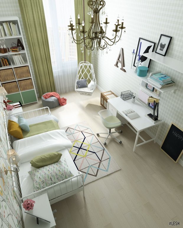 Фото из портфолио Beringa 110 м. | Легкая эклектика – фотографии дизайна интерьеров на INMYROOM