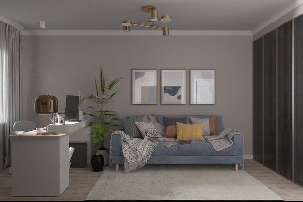 Фото из портфолио Кабинет в современном стиле – фотографии дизайна интерьеров на INMYROOM