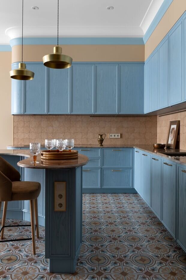 Фотография: Кухня и столовая в стиле Классический, Современный, Эклектика, Квартира, Проект дня, Ростов-на-Дону, 3 комнаты, Более 90 метров, Эксклюзивные проекты, Алла Пляшник, Виктория Щербакова – фото на INMYROOM