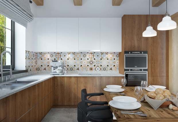 Фотография: Кухня и столовая в стиле Скандинавский, Современный, Дом, Украина, Проект недели, Киев, Дом и дача, Кирпичный дом, Михаил Ильченко, Алена Прядко – фото на INMYROOM