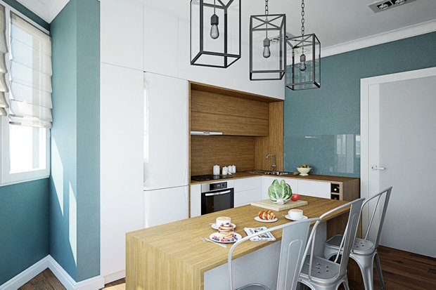 Фотография: Кухня и столовая в стиле Скандинавский – фото на INMYROOM