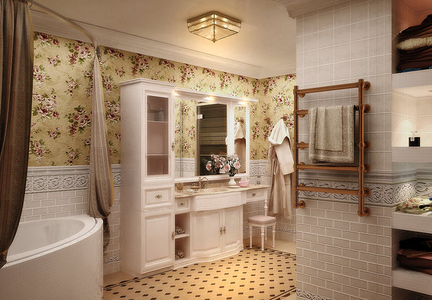 Фото из портфолио Квартира в Английском стиле – фотографии дизайна интерьеров на INMYROOM