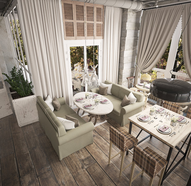 Фото из портфолио Ресторан актуального дизайна – фотографии дизайна интерьеров на INMYROOM