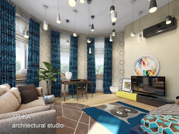 Фото из портфолио Загородный дом 1000 м2 – фотографии дизайна интерьеров на INMYROOM