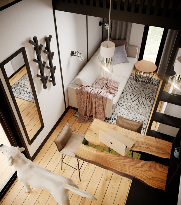 Фото из портфолио Мини-дом в Сочи – фотографии дизайна интерьеров на INMYROOM