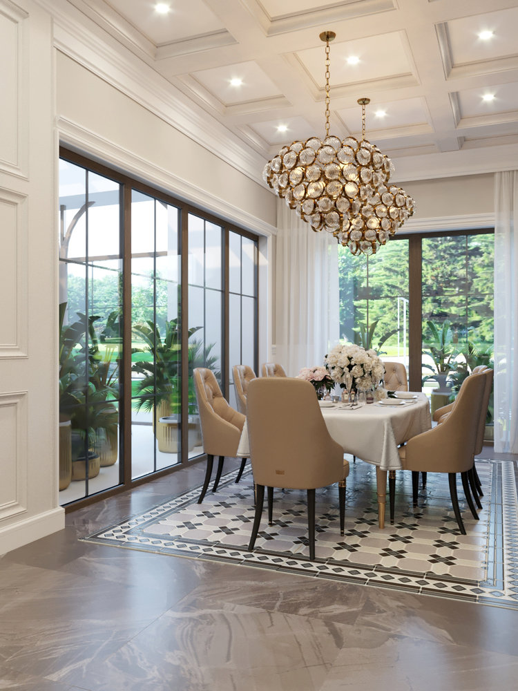 Фото из портфолио Дизайн кухни-гостиной в американской классике – фотографии дизайна интерьеров на INMYROOM Фото из портфолио Дизайн кухни-гостиной в американской классике – фотографии дизайна интерьеров на INMYROOM