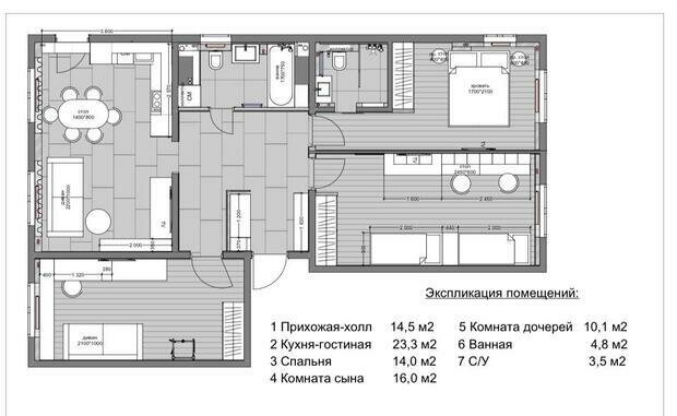 Фото из портфолио ЖК "IQ Гатчина" – фотографии дизайна интерьеров на INMYROOM