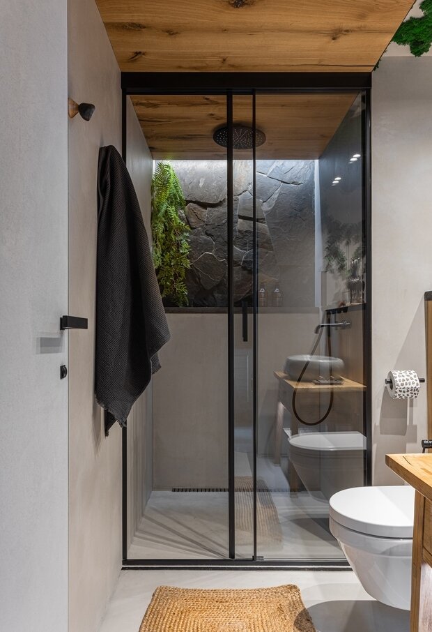 Фотография: Ванная в стиле Современный, Эко, Квартира, Проект недели, Москва, 2 комнаты, 40-60 метров, Studio36, Ольга Исаева – фото на INMYROOM