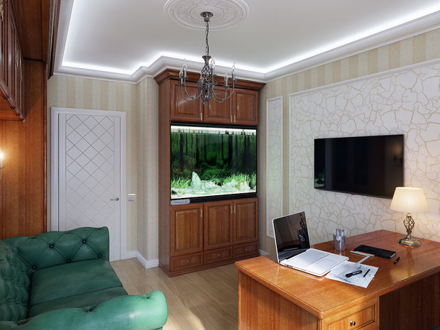 Фото из портфолио Кабинет – фотографии дизайна интерьеров на INMYROOM