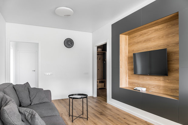 Фото из портфолио Трёхкомнатная квартира для молодой семьи – фотографии дизайна интерьеров на INMYROOM