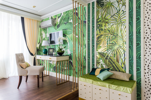Фото из портфолио ЗОЛОТЫЕ ДЖУНГЛИ – фотографии дизайна интерьеров на INMYROOM