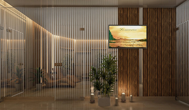 Фото из портфолио Коттедж - Гармония с природой SPA - цокольный этаж – фотографии дизайна интерьеров на INMYROOM