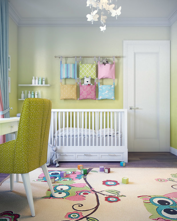 Фотография: Детская в стиле Скандинавский, Современный, Квартира, Проект недели, Москва, Студия 3.14, Тимур Абдрахманов, Сталинка, 2 комнаты, 40-60 метров – фото на INMYROOM