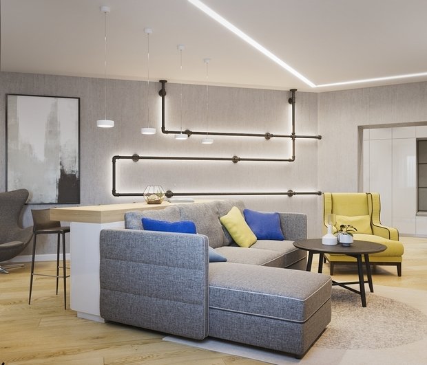 Фото из портфолио Проект трехкомнатной квартиры в Ельцове, Новосибирск – фотографии дизайна интерьеров на INMYROOM