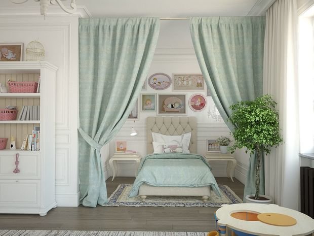 Фото из портфолио девичья в классике – фотографии дизайна интерьеров на INMYROOM