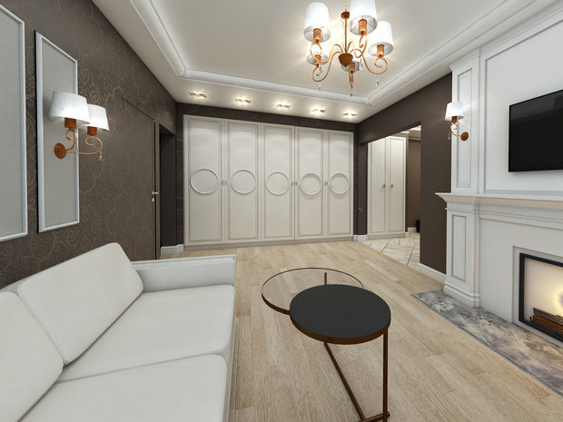 Фото из портфолио Варшавское шоссе – фотографии дизайна интерьеров на INMYROOM