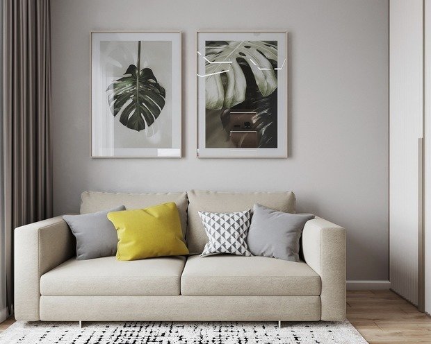 Фото из портфолио Квартира 60 кв.м – фотографии дизайна интерьеров на INMYROOM