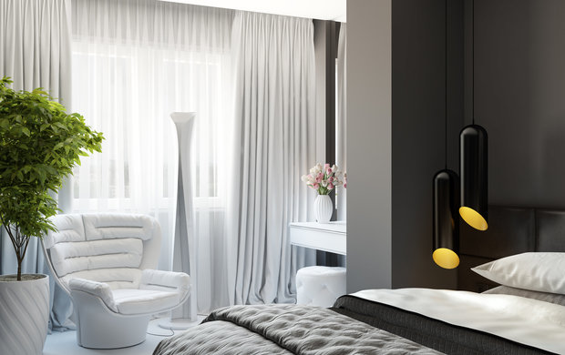 Фото из портфолио Спальня в современном стиле – фотографии дизайна интерьеров на INMYROOM