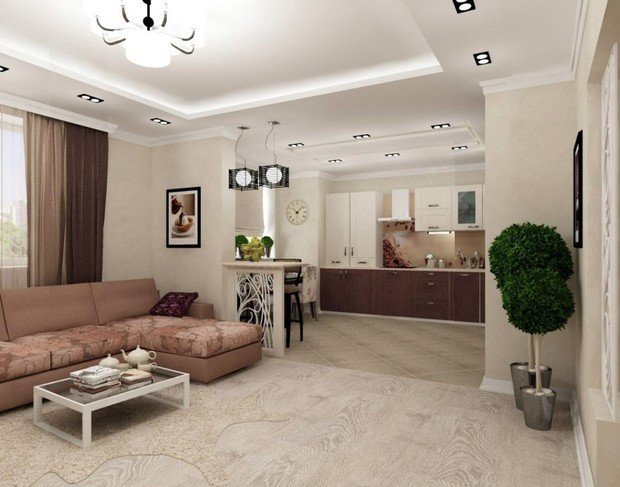 Фото из портфолио Решение для "малогабариток". – фотографии дизайна интерьеров на INMYROOM