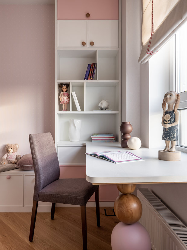 Фотография: Детская в стиле Современный, Классический, Квартира, Проект недели, 4 и больше, Более 90 метров, Уфа, PRSPKT Architects – фото на INMYROOM