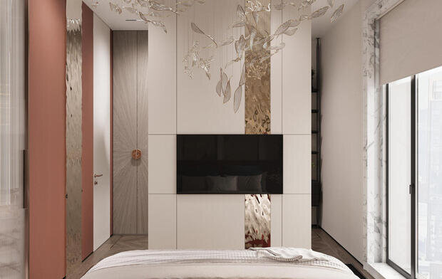 Фото из портфолио Дизайн интерьера квартиры в ЖК «ID Парк Победы» в стиле неоклассика – фотографии дизайна интерьеров на INMYROOM