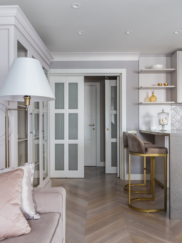 Фотография: Кухня и столовая в стиле Классический, Современный, Квартира, Проект недели, Самара, Artek Design Studio, 4 и больше, Более 90 метров, Оксана Агапонова – фото на INMYROOM