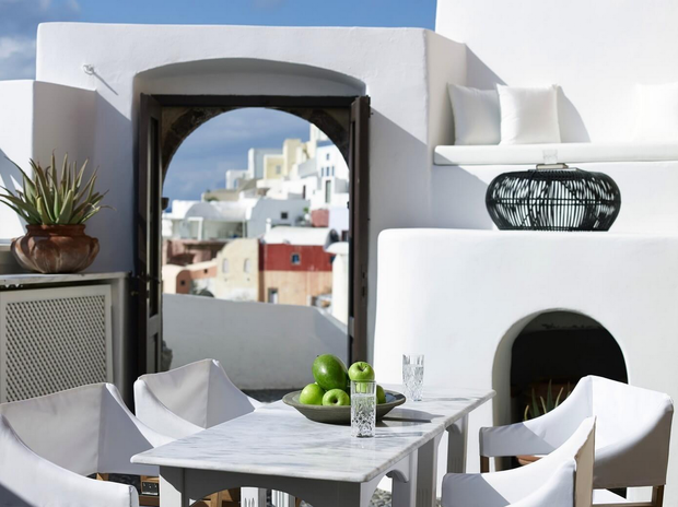 Фото из портфолио Люкс в пещере на греческом острове Санторини – фотографии дизайна интерьеров на INMYROOM